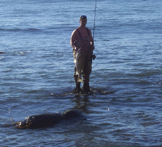 Jake with Striped Bass