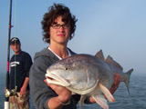 Texas Redfish off the Surfside Jetty