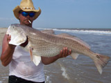 Justy Jackson with Redfish